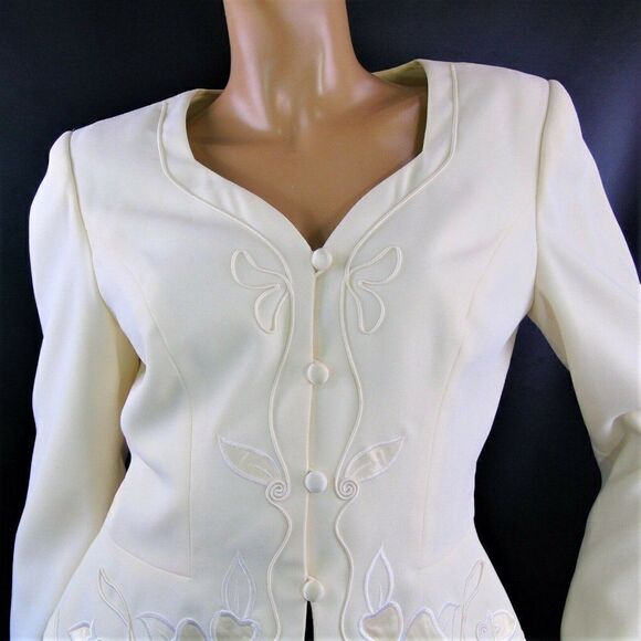Vintage Warren Petites Peplum Jacket - Picture 4 of 8